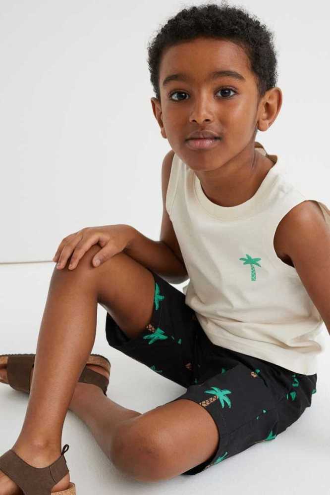 Una sola pieza H&M 2-piece Algodon Niños Negros | 028945GSJ