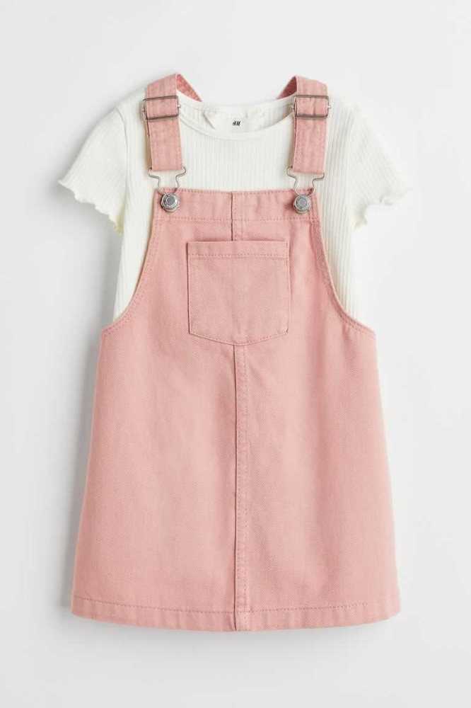 Una sola pieza H&M 2-piece Algodon Niños Beige Claro | 043156VXF