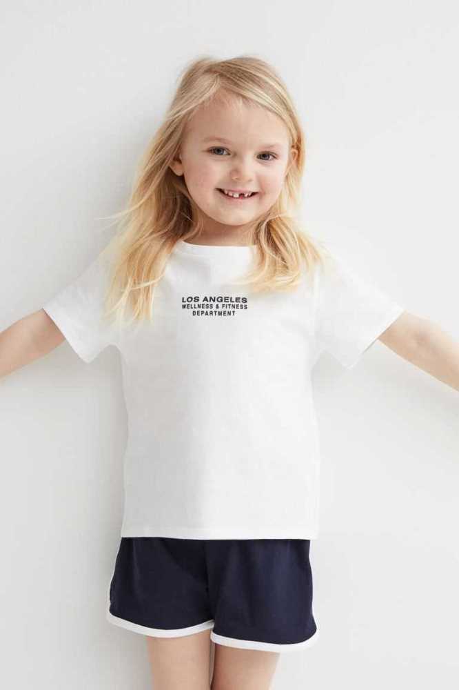 Una sola pieza H&M 2-piece Algodon Niños Blancos | 078926BTC