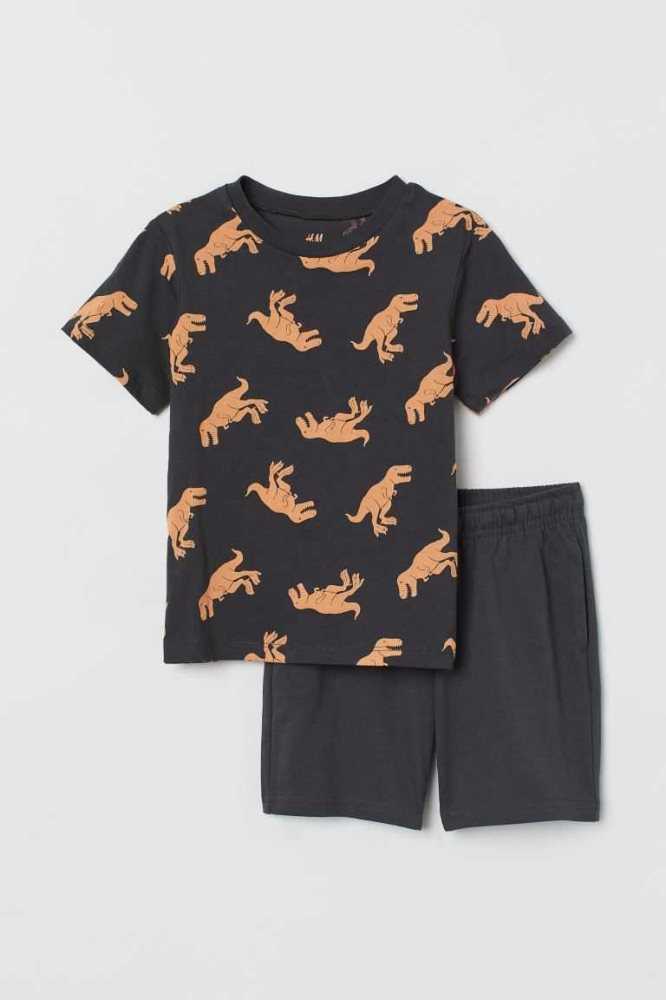 Una sola pieza H&M 2-piece Algodon Niños Naranjas | 087931EYA