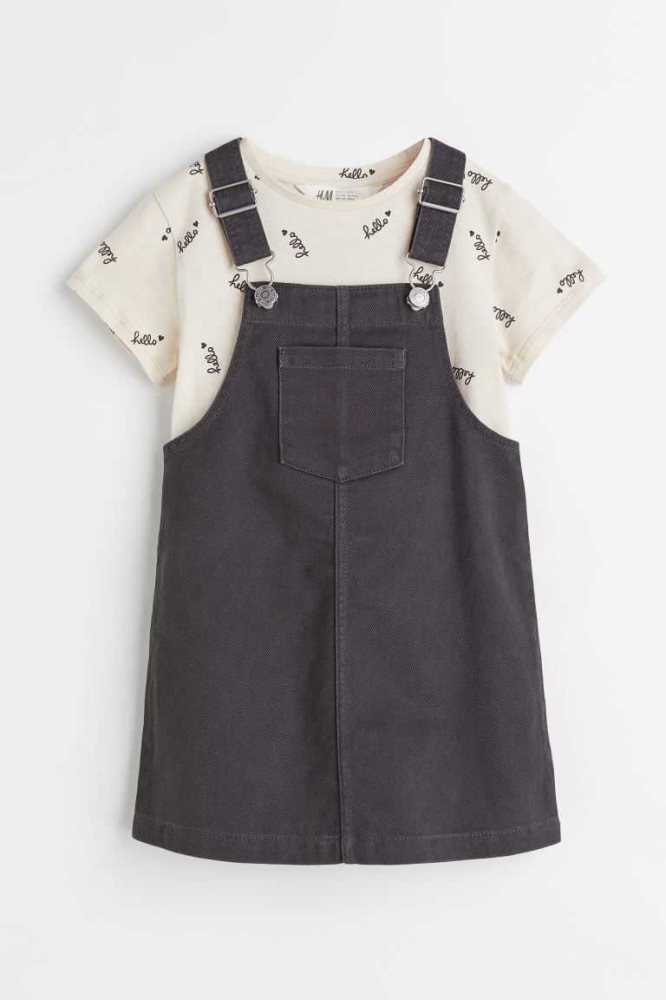 Una sola pieza H&M 2-piece Algodon Niños Rosas | 146820QBL