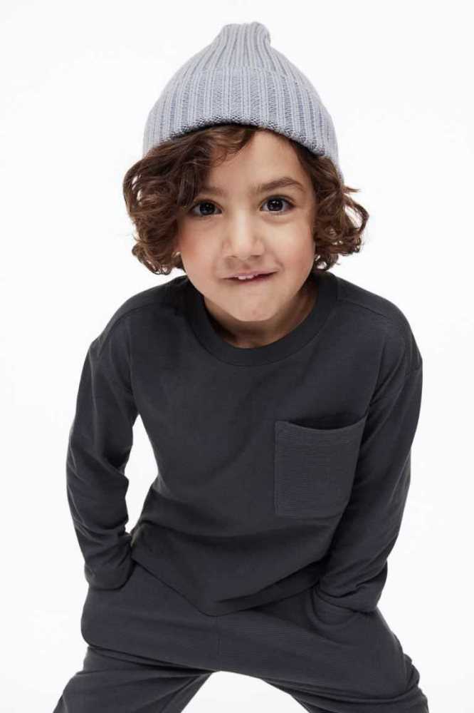 Una sola pieza H&M 2-piece Algodon Niños Grises Oscuro | 561479VJW