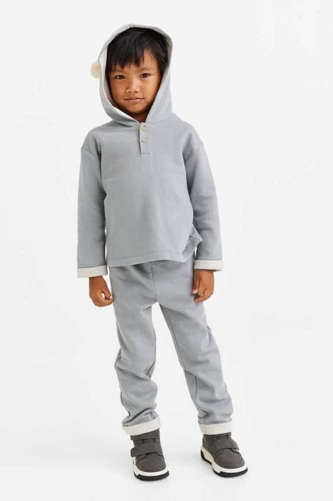 Una sola pieza H&M 2-piece Algodon Niños Azules Claro Grises | 864319EQZ