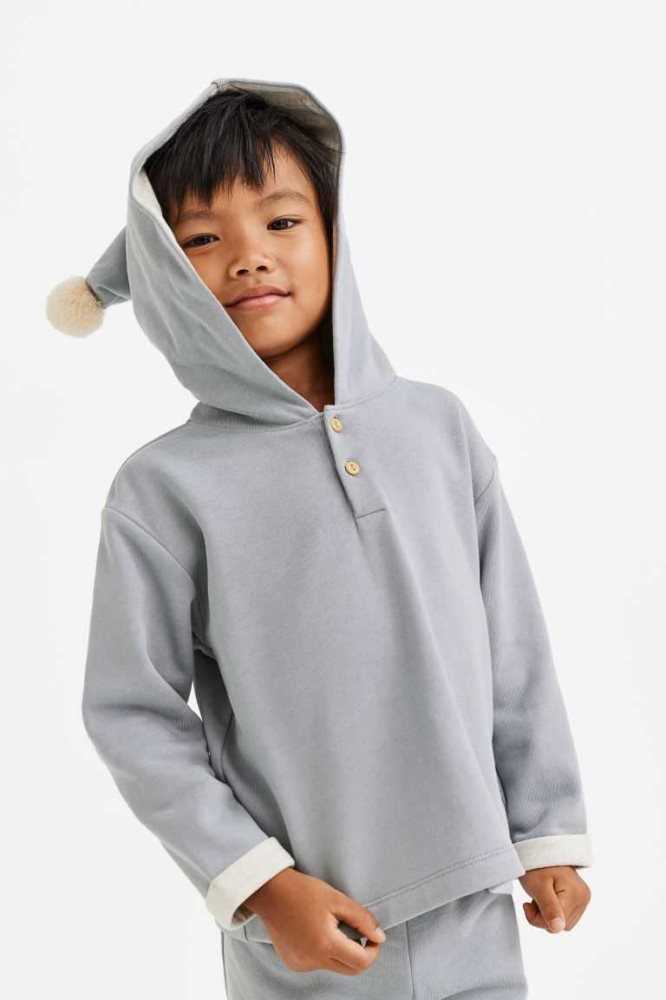 Una sola pieza H&M 2-piece Algodon Niños Azules Claro Grises | 864319EQZ