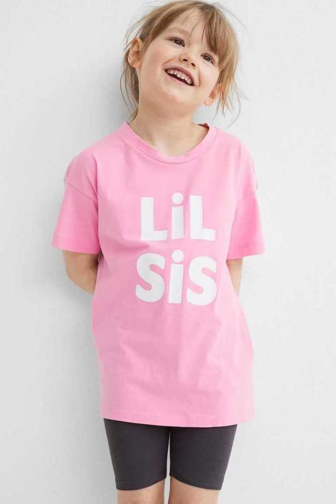 Una sola pieza H&M 2-piece Algodon Sibling Niños Rosas | 260381YHD