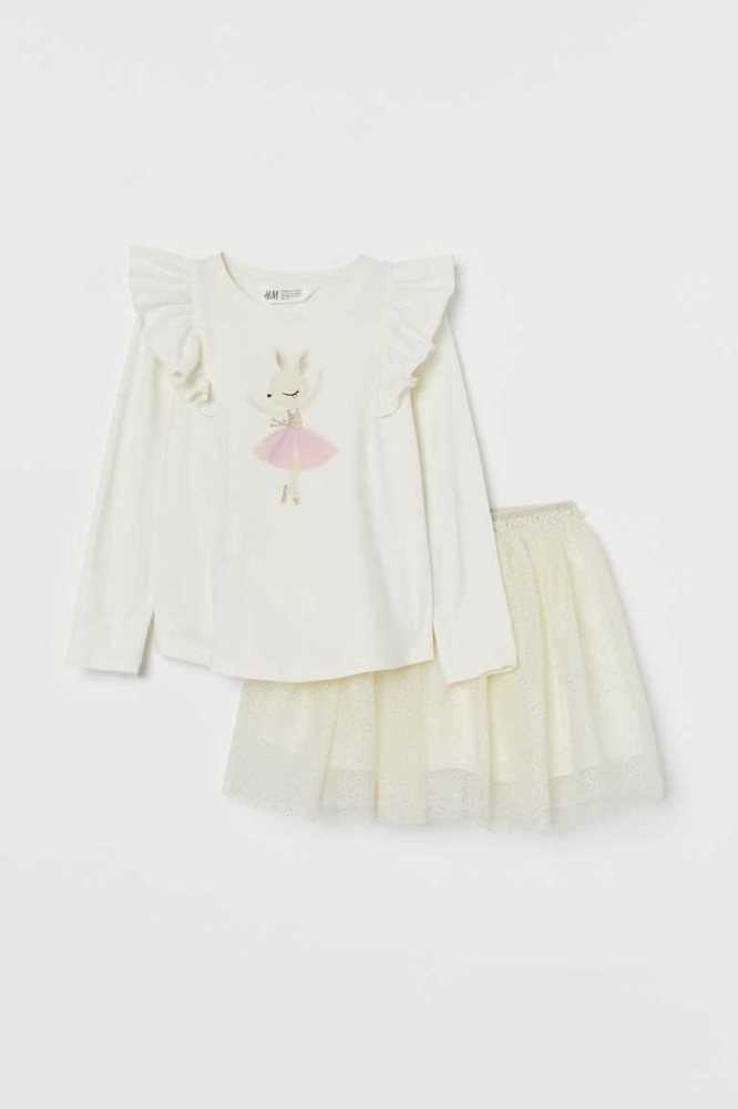 Una sola pieza H&M 2-piece Niños Beige | 738965LMH