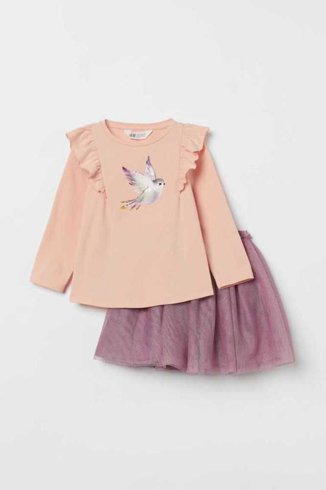 Una sola pieza H&M 2-piece Niños Beige | 738965LMH