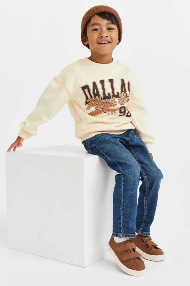 Una sola pieza H&M 2-piece Niños Creme Azules | 693457QUK