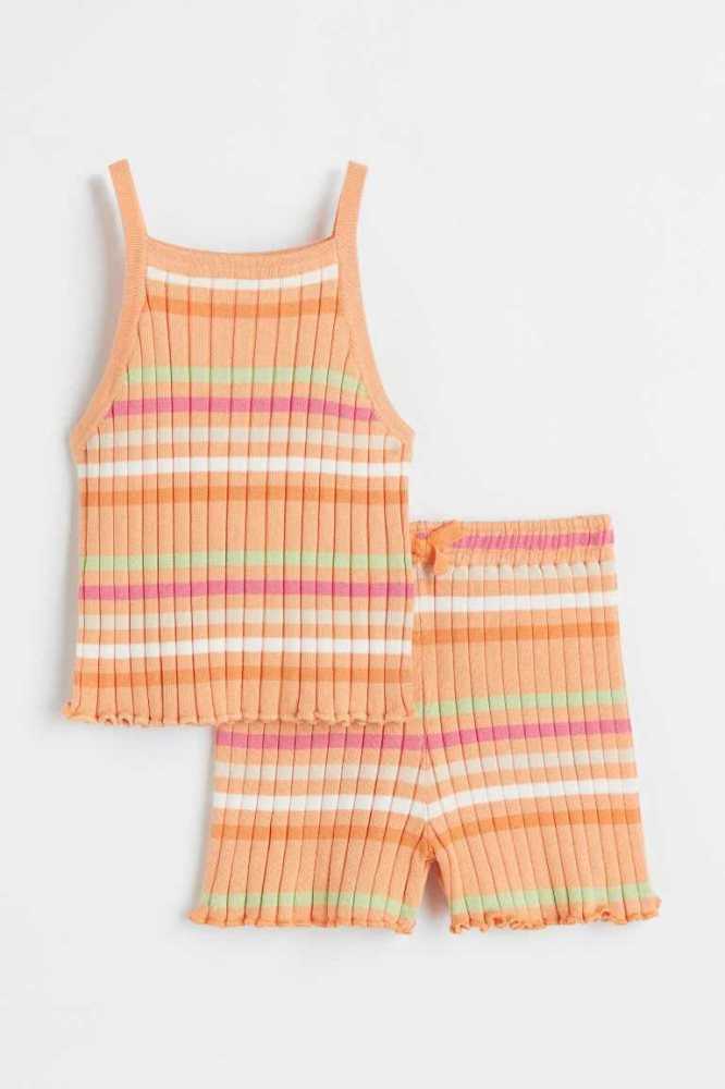 Una sola pieza H&M 2-piece Niños Morados Claro Beige Blancos | 205613IDV