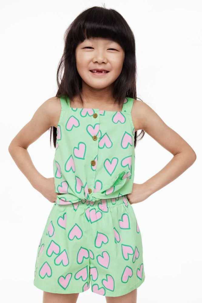 Una sola pieza H&M 2-piece Patterned Niños Rosas Claro | 481795KIF