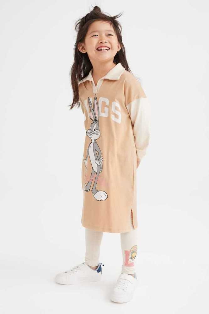 Una sola pieza H&M 2-piece Printed Niños Albaricoque Claro | 234509VLW