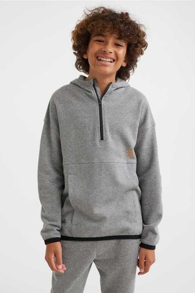 Una sola pieza H&M 2-piece Sweatshirt Niños Grises | 906547SGZ