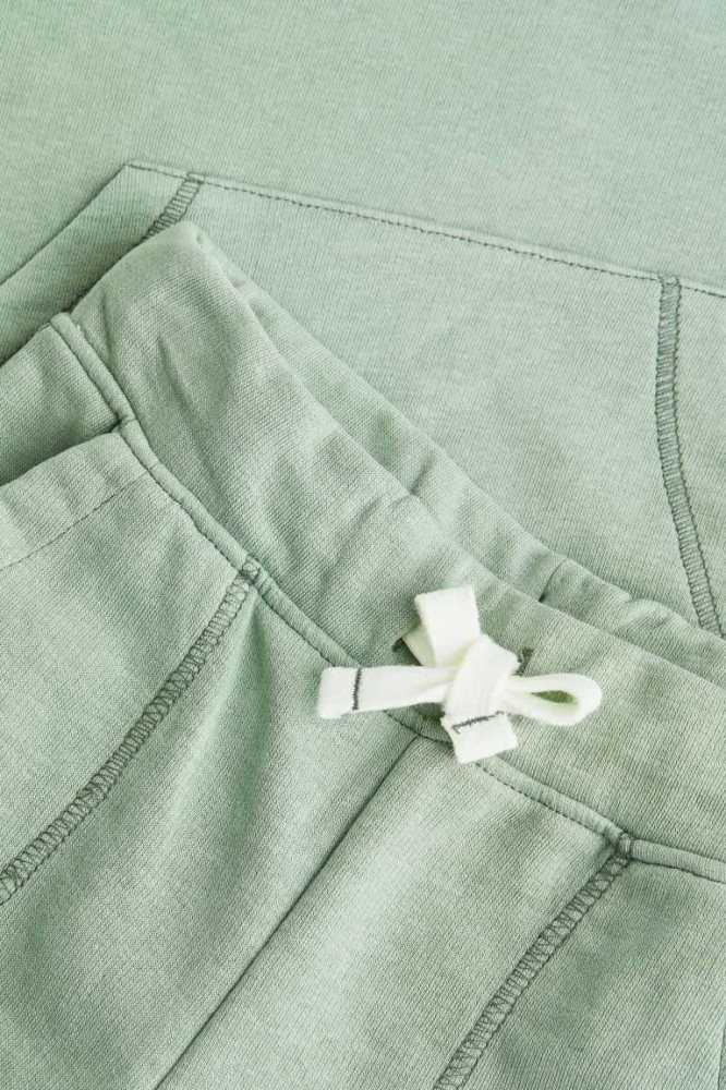 Una sola pieza H&M 2-piece Sweatshirt Niños Verdes Claro | 921853JYZ