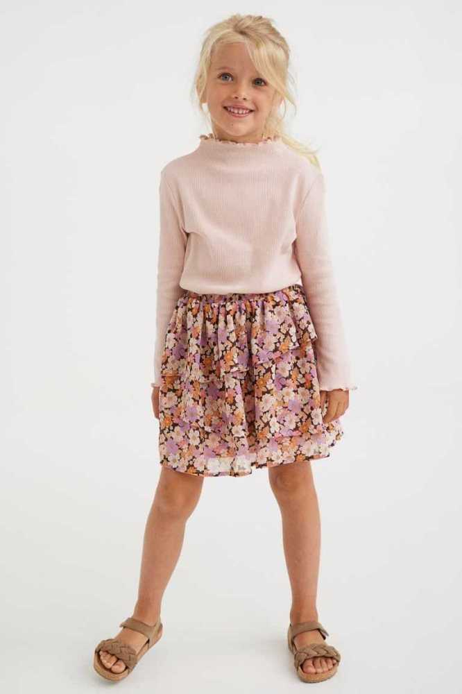 Una sola pieza H&M 2-piece Top and Skirt Niños Negros | 926847KAD