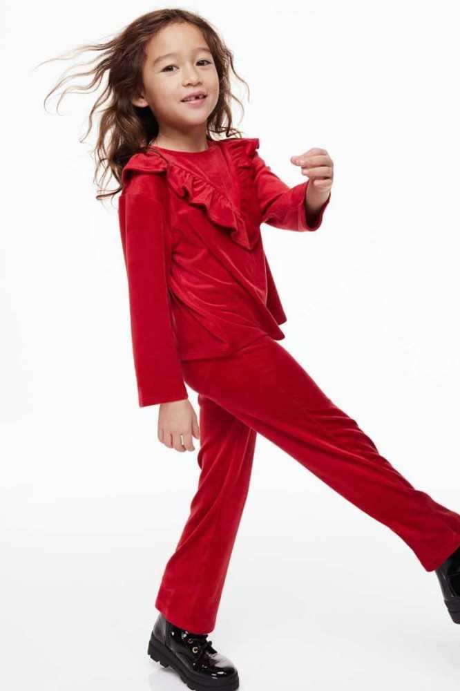 Una sola pieza H&M 2-piece Velour Niños Turquesa Oscuro | 857416WDC