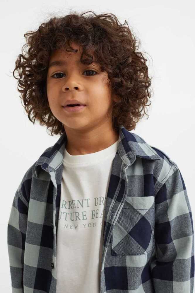 Una sola pieza H&M 3-piece Algodon Niños Azules Oscuro | 904631GXM