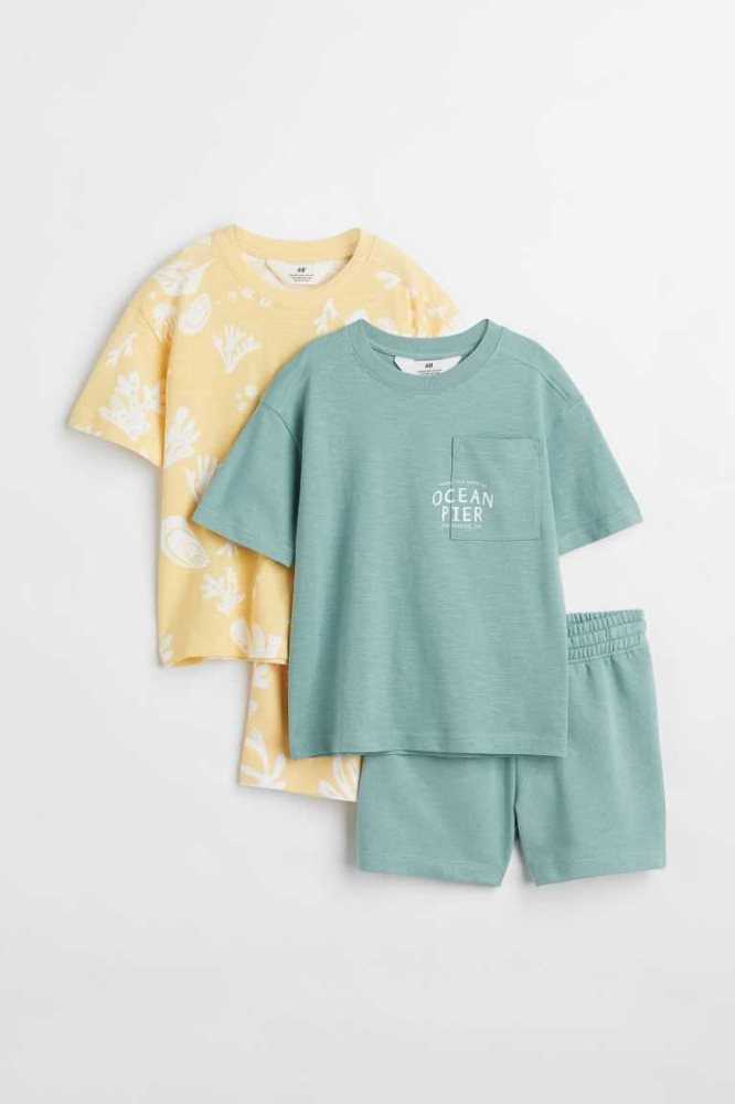 Una sola pieza H&M 4-piece Niños Turquesa | 803697PSB