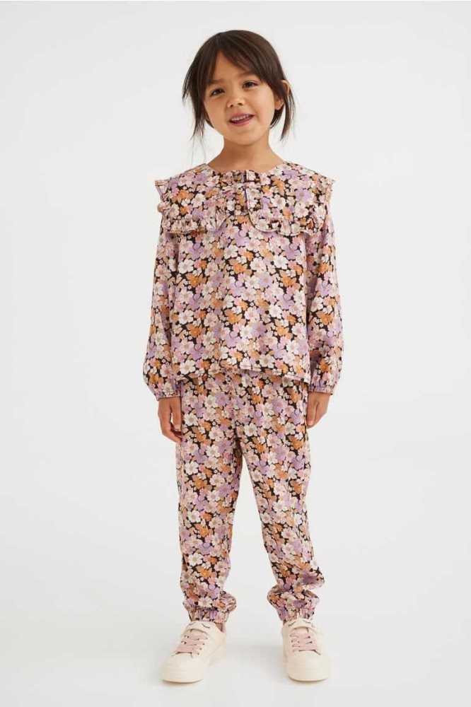 Una sola pieza H&M Patterned 2-piece Niños Morados | 401893OZD