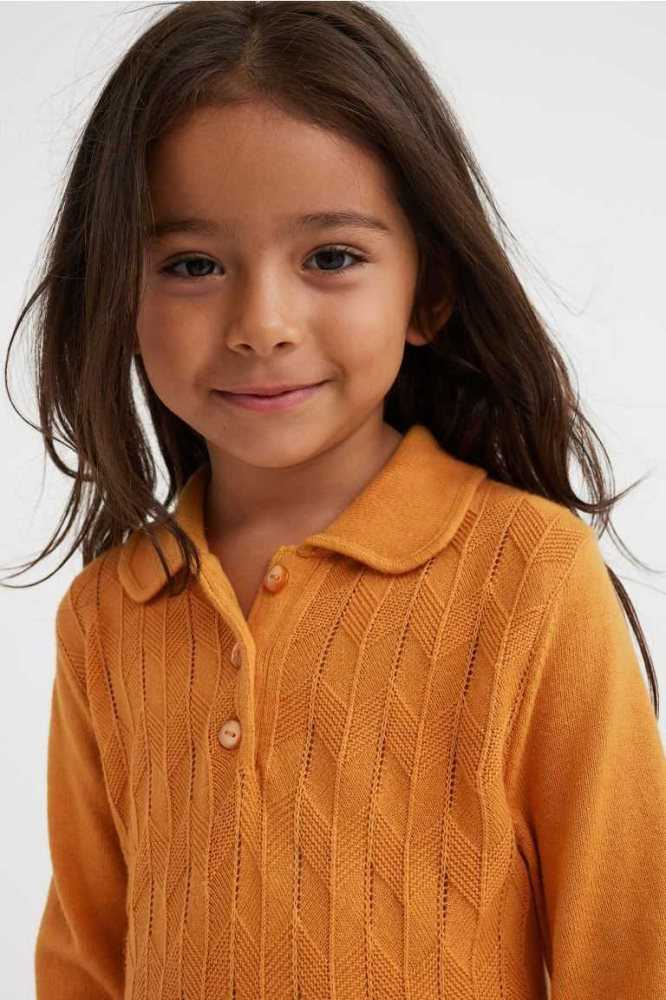 Vestido Corto H&M Fine-knit Niños Rojos Oscuro | 670413JLB