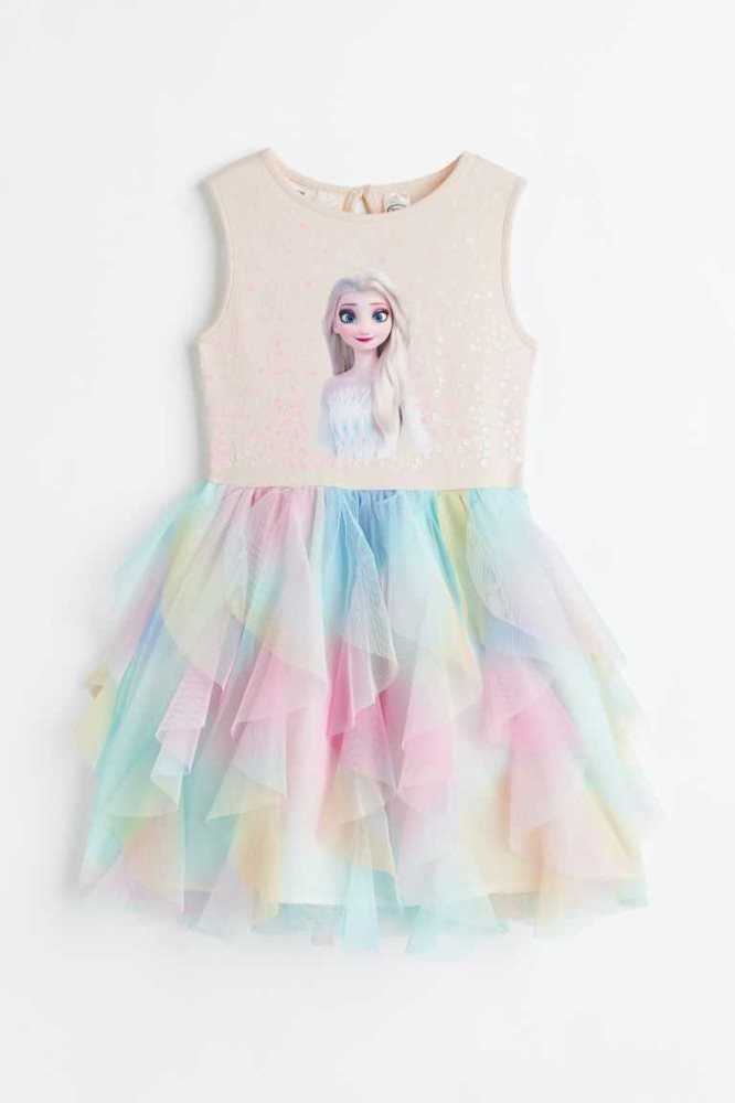 Vestido Corto H&M Tulle-skirt Niños Creme | 152079SLZ