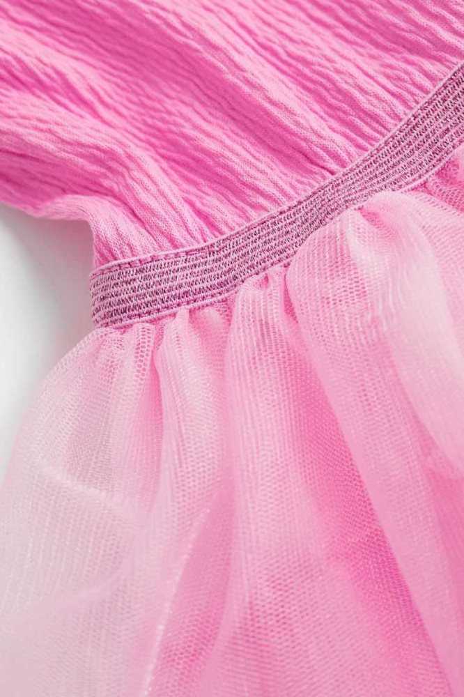 Vestido Corto H&M Tulle-skirt Niños Rosas Claro | 291306CGM