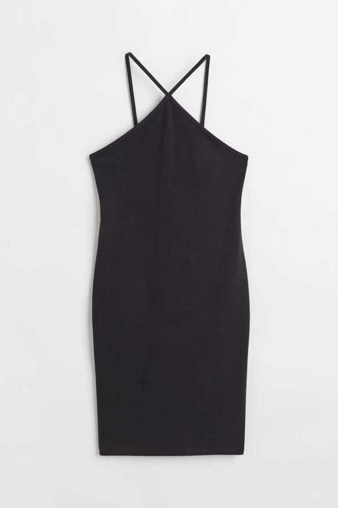 Vestido H&M Algodon Mujer Turquesa Claro | 397045IHJ