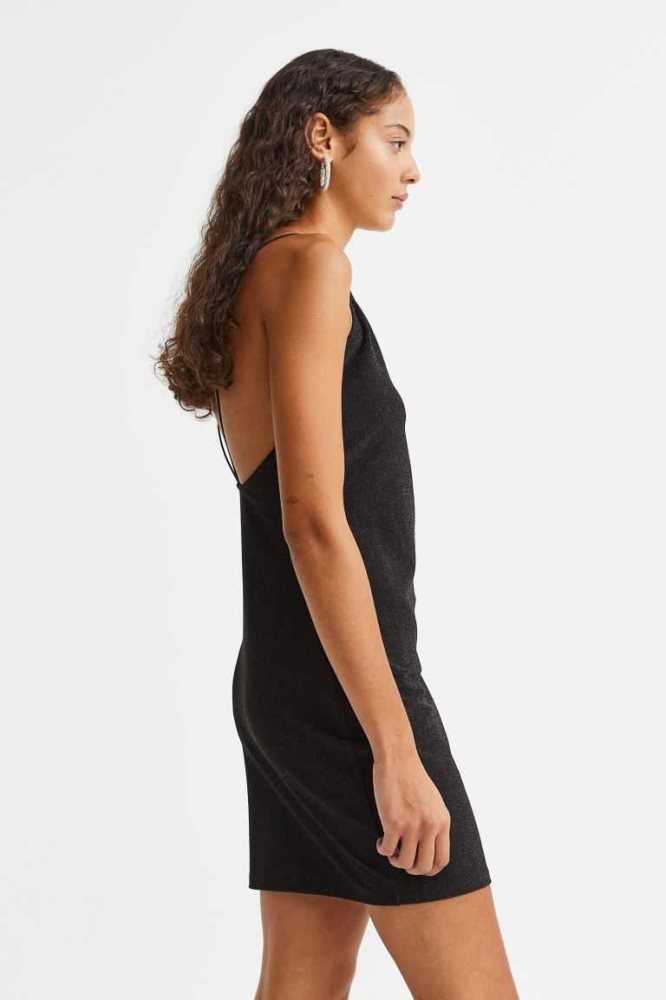 Vestido H&M Backless Mujer Negros | 481095BLD