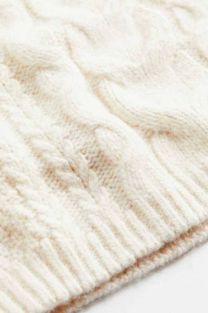 Vestido H&M Cable-knit Mujer Creme | 243608OFW