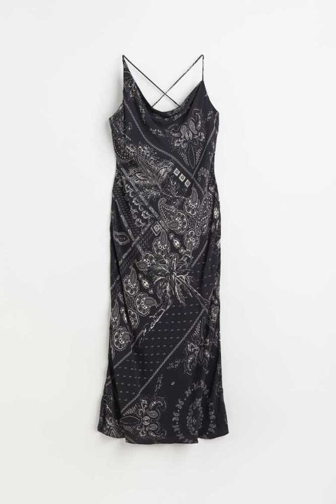 Vestido H&M Slip Mujer Amarillos Oscuro | 407285YRC