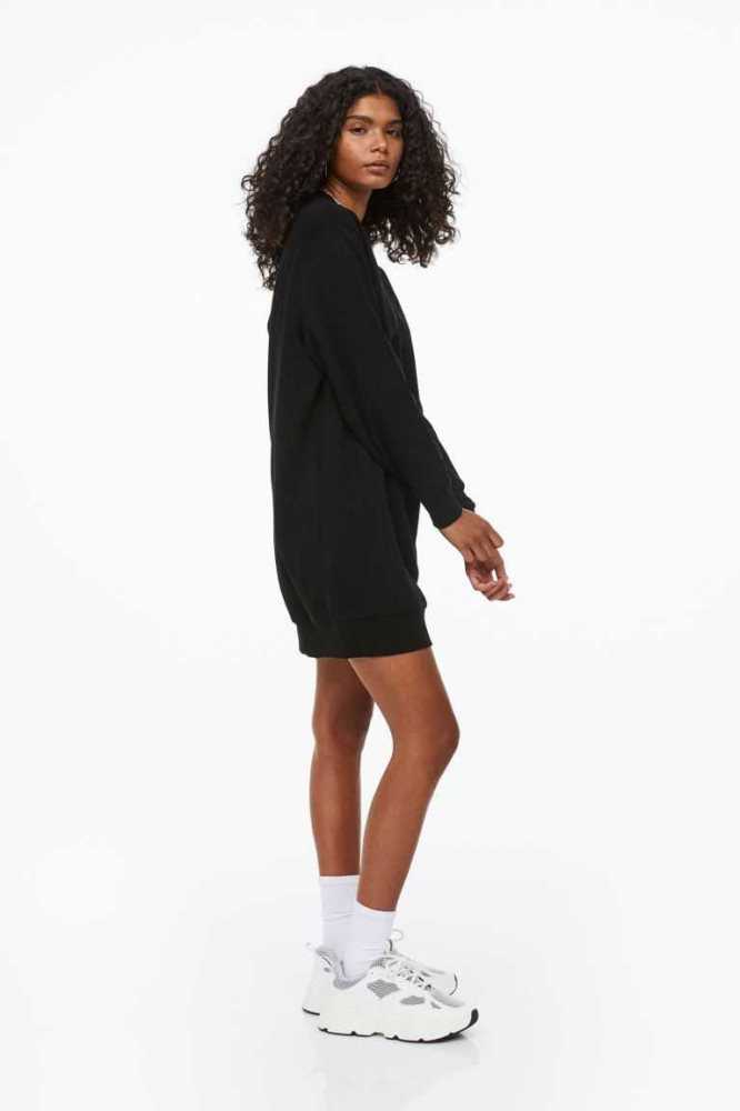 Vestido H&M Sweatshirt Mujer Grises Oscuro | 149052AVI