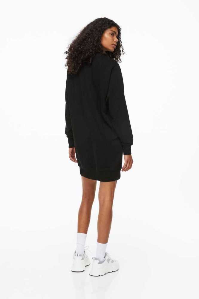 Vestido H&M Sweatshirt Mujer Grises Oscuro | 149052AVI