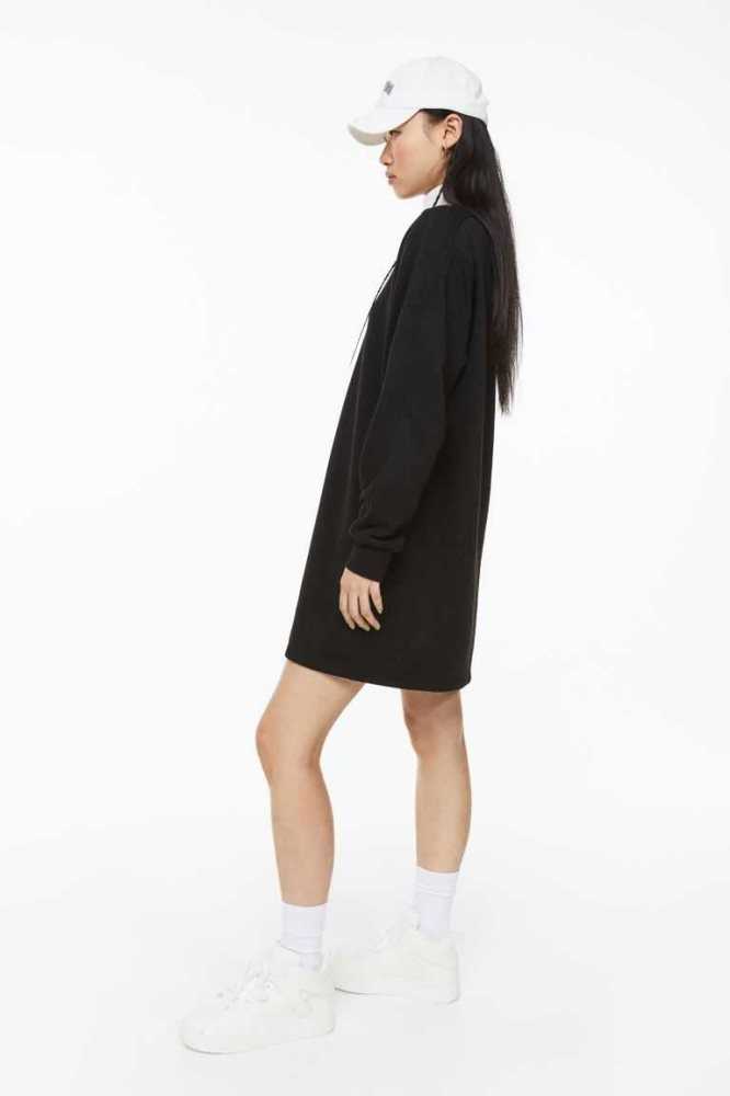 Vestido H&M Sweatshirt Mujer Grises Oscuro | 760519NRD