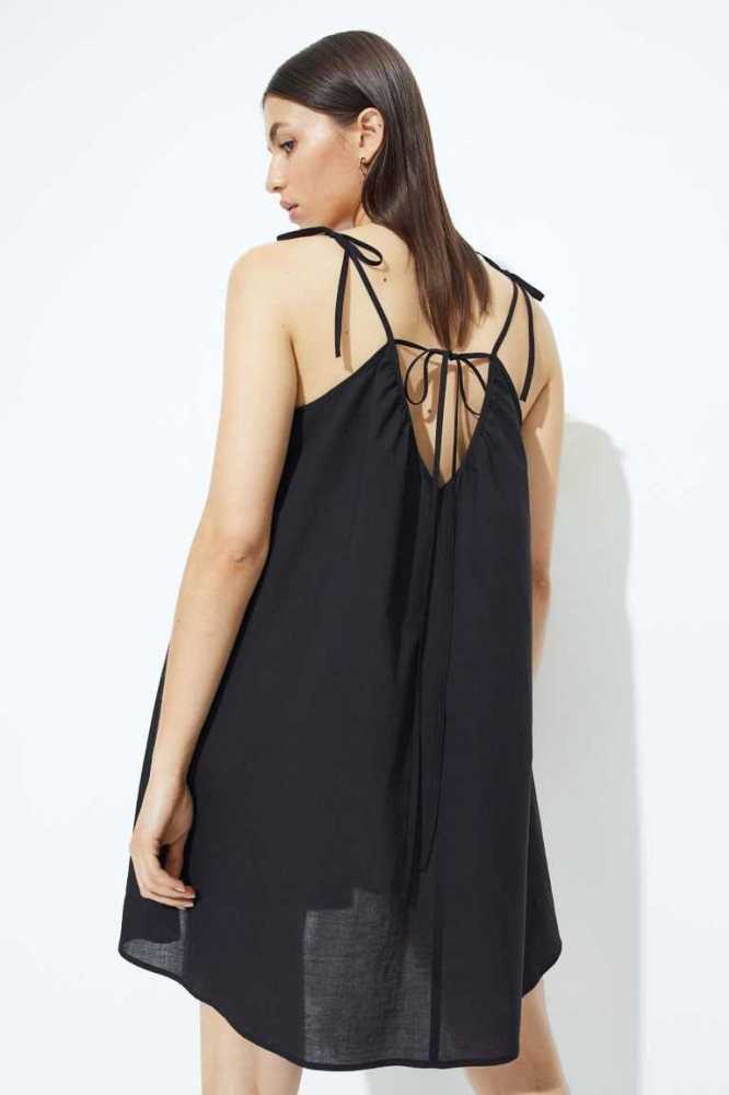 Vestido H&M V-neck Mini Mujer Naranjas | 476935NDX