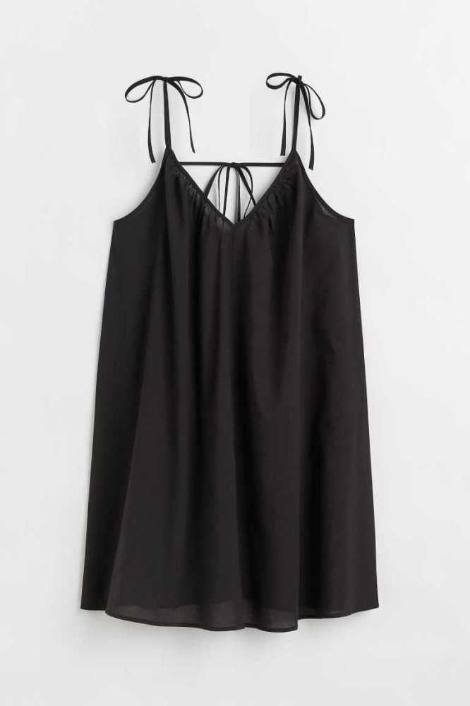 Vestido H&M V-neck Mini Mujer Naranjas | 476935NDX